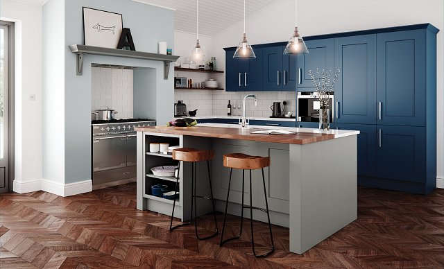 Clonmel_contemporary_oak_kitchen_painted_blue_northern_ireland